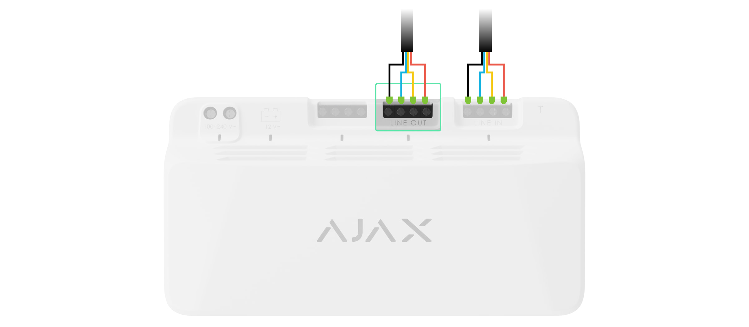 Immagine FIBRA LINESUPPLY (45W) FIBRA  WHITE AJAX LINESUPPL