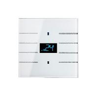 Immagine QUBIK ELETTRONICA TERMOSTATO 8 PULSANTI 80X80 TRAS