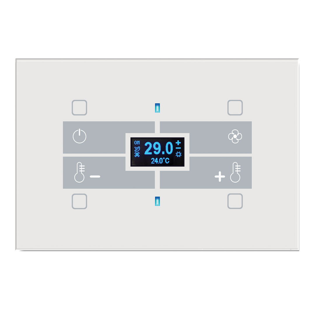 Immagine QUBIK ELETTRONICA TERMOSTATO 120X80 TRASPARENTE