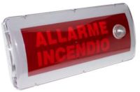 Immagine TARGA INCENDIO OTTICO/ACUSTICA PROGRAMMABILE, ILLU