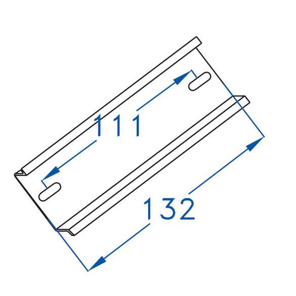 Immagine PROFILO DIN PER SCATOLE 190 X 140 L.180 MM