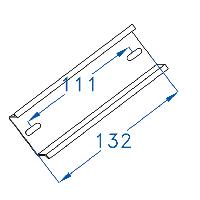 Immagine PROFILO DIN PER SCATOLE 190 X 140 L.180 MM