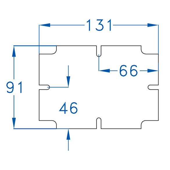 Immagine PIASTRA DI FONDO 125 X 85 PER SCATOLE  150 X 110