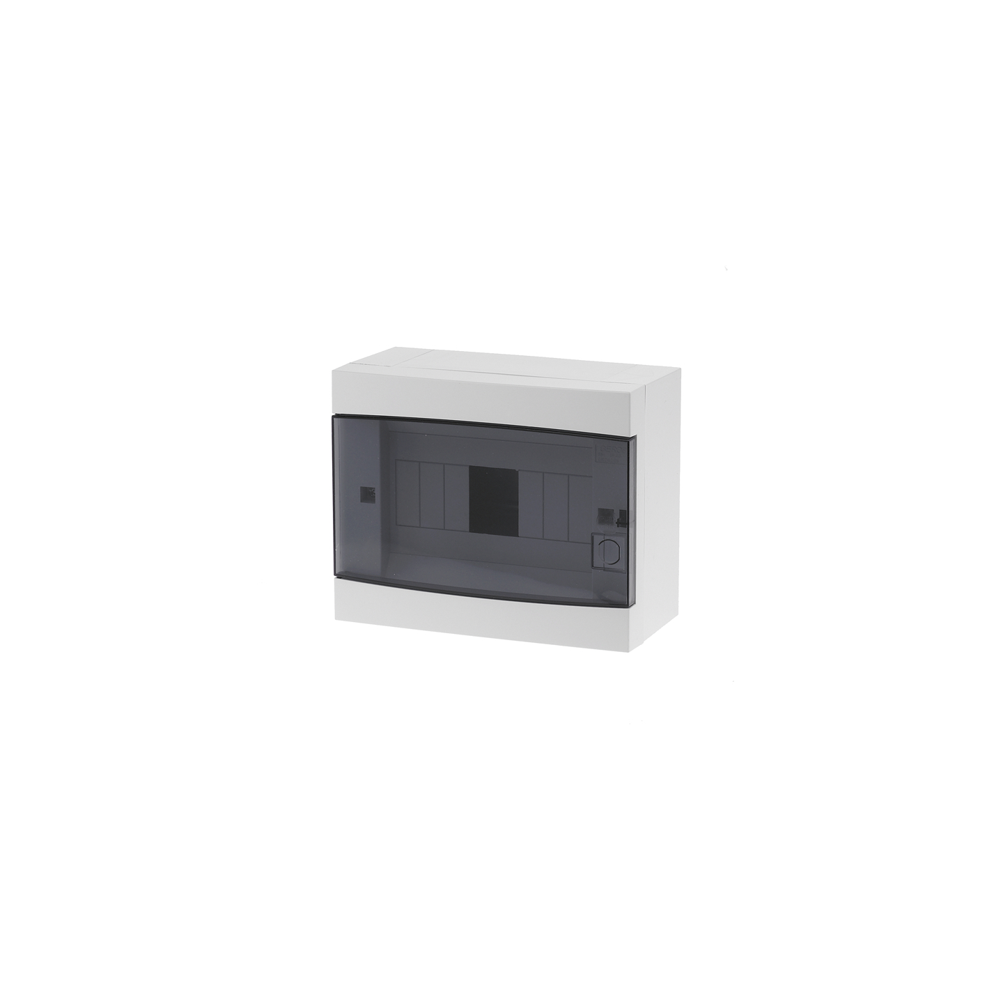 Immagine CENTRALINO DA PARETE 8 MOD. IP40 GRIGIO P. TRASP,