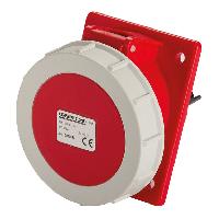 Immagine PRESA DA INCASTRO 16A 3P + E 220V ROSSO IP67