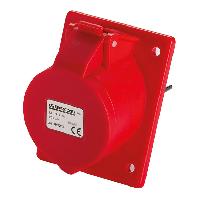 Immagine PRESA DA INCASTRO 16A 3P + E 220V ROSSO IP44