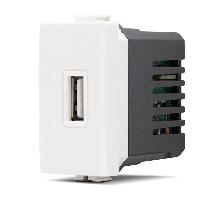 Immagine PRESA USB (5V=2A 265V) JOY 529B BIANCO