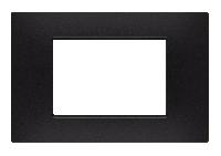 Immagine PLACCA SOFT-TOUCH GEM-T2 3P 6003ST-2 NERO