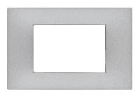 Immagine PLACCA SOFT-TOUCH GEM-T2 3P 6003ST-3 SILVER