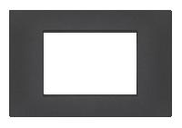 Immagine PLACCA SOFT-TOUCH GEM-T2 3P 6003ST-6 ANTRACITE