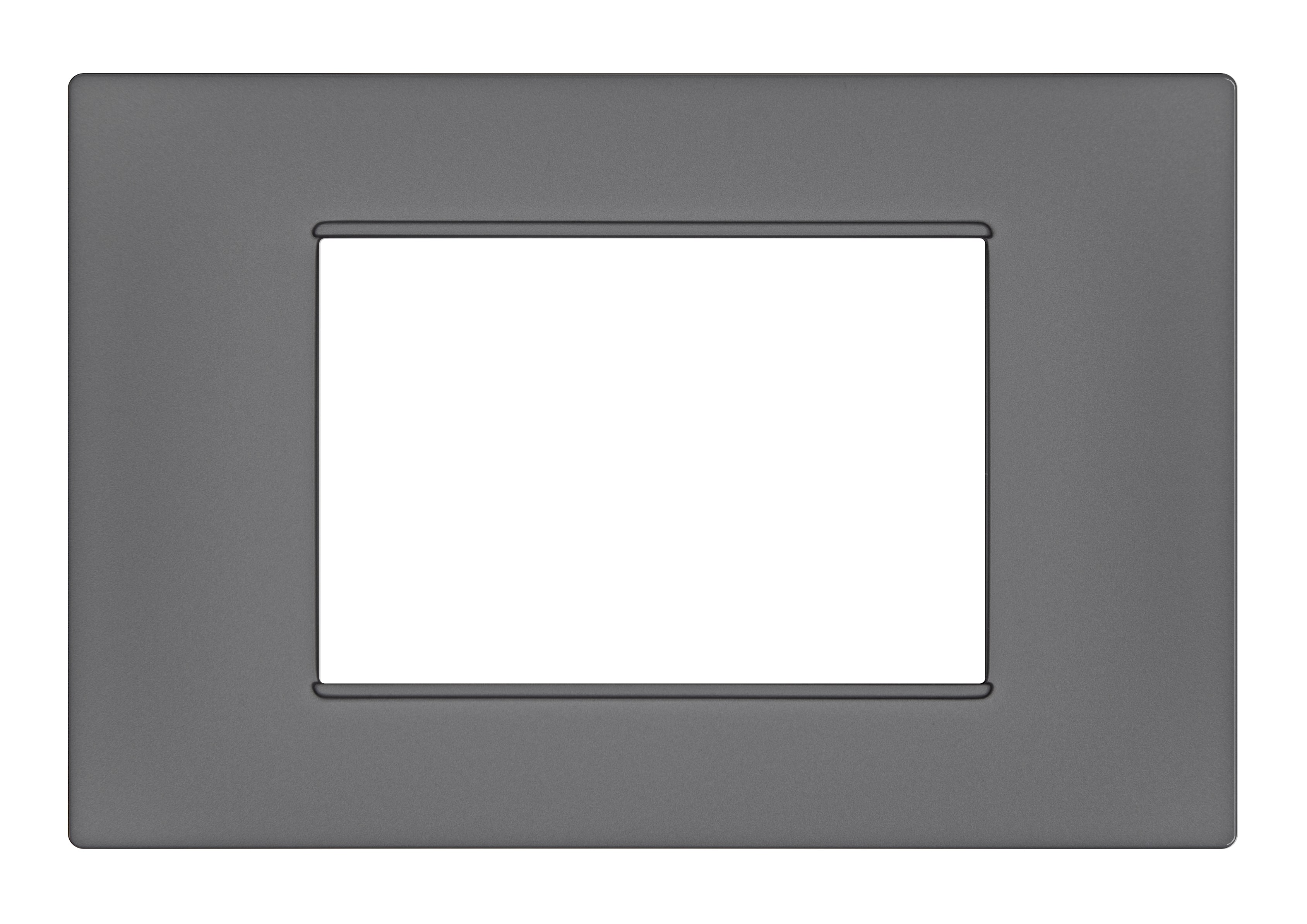 Immagine PLACCA SOFT-TOUCH GEM-T2 3P 6003ST-8 GRIGIO