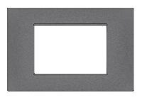 Immagine PLACCA SOFT-TOUCH GEM-T2 3P 6003ST-8 GRIGIO