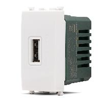 Immagine PRESA USB (5V=2A 265V) GEM 629B BIANCO