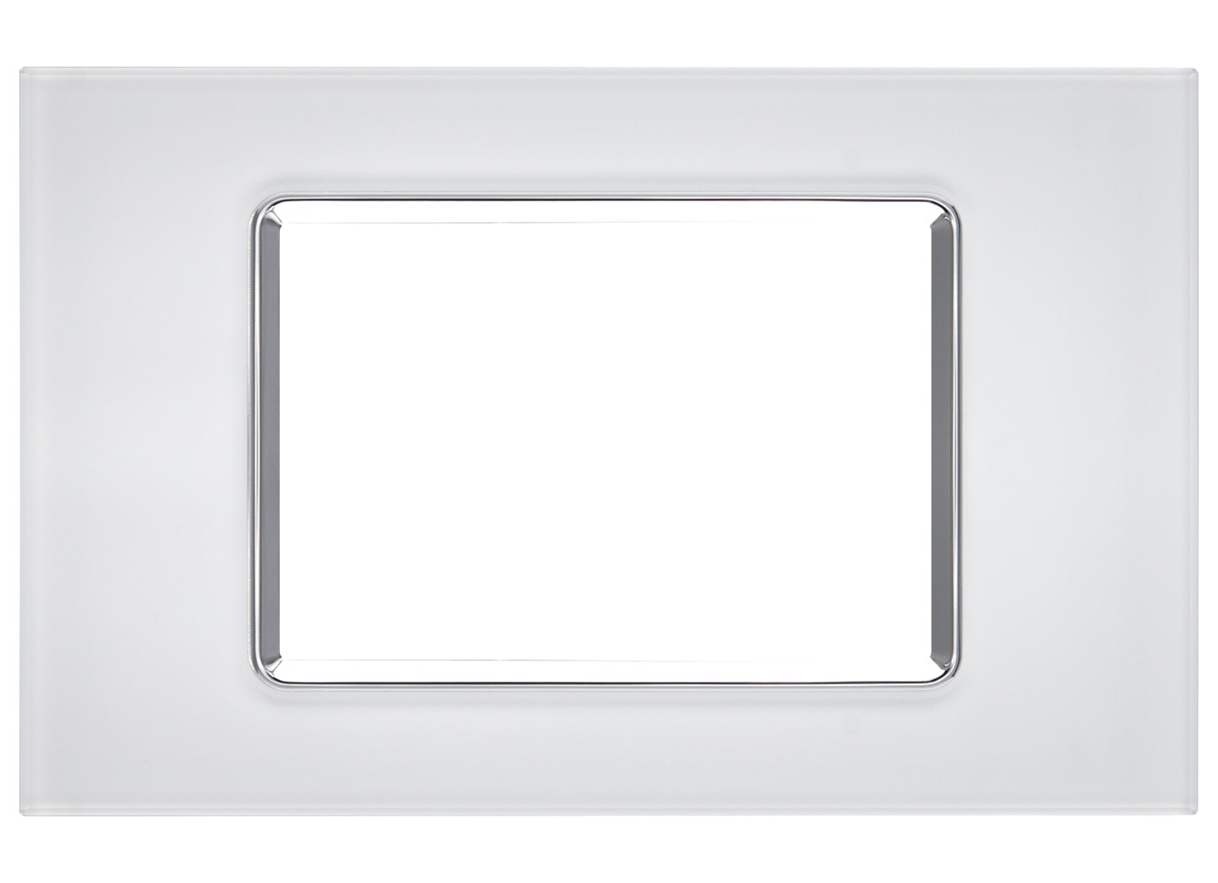 Immagine PLACCA VETRO ART 8003BL-1 3P BIANCO