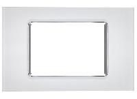 Immagine PLACCA VETRO ART 8003BL-1 3P BIANCO