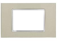 Immagine PLACCA VETRO ART 8003BL-4 3P CHAMPAGNE