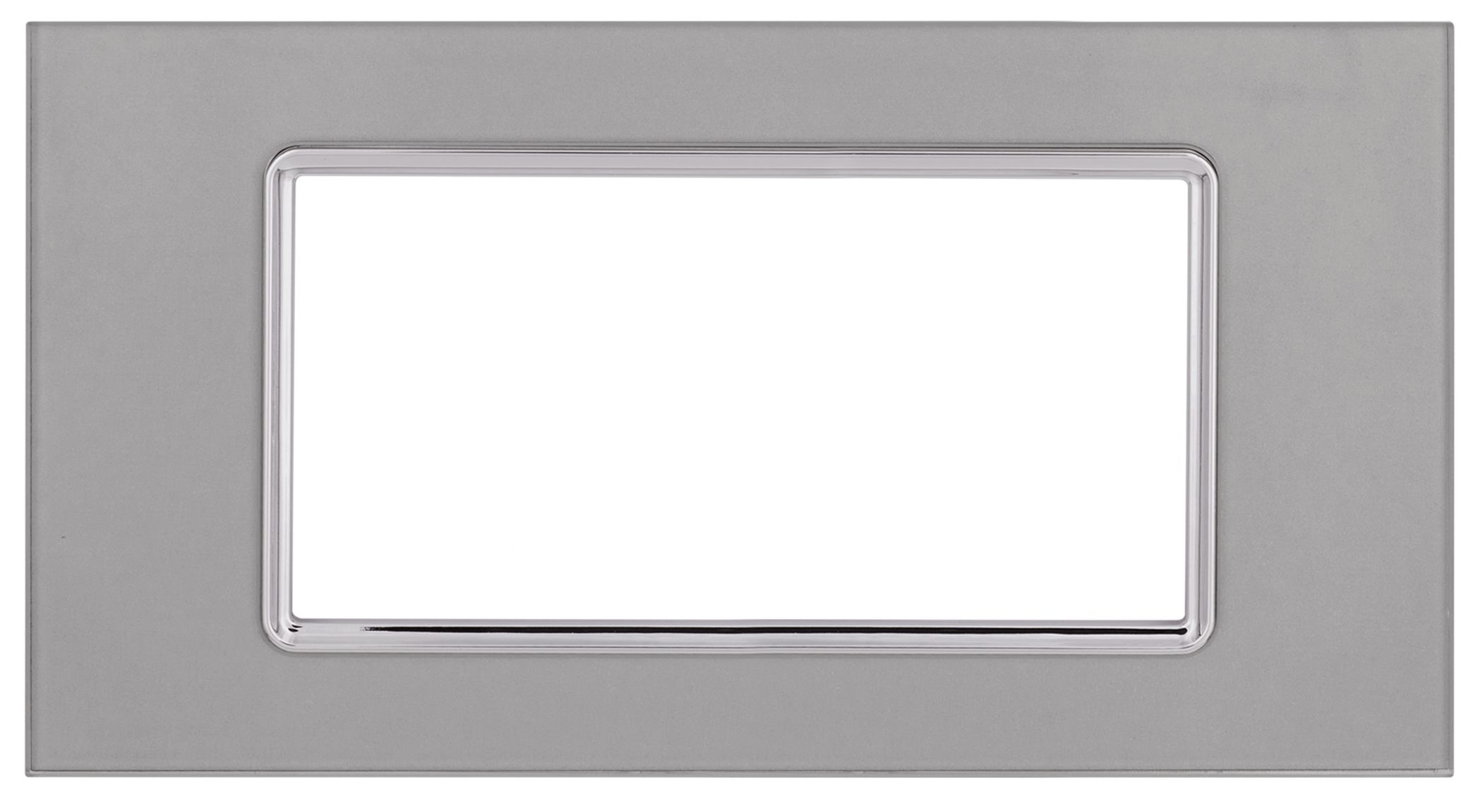 Immagine PLACCA VETRO ART 8004BL-3 4P SILVER