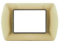 Immagine PLACCA METALLO T1 8803-06 3P ORO SPAZZ.