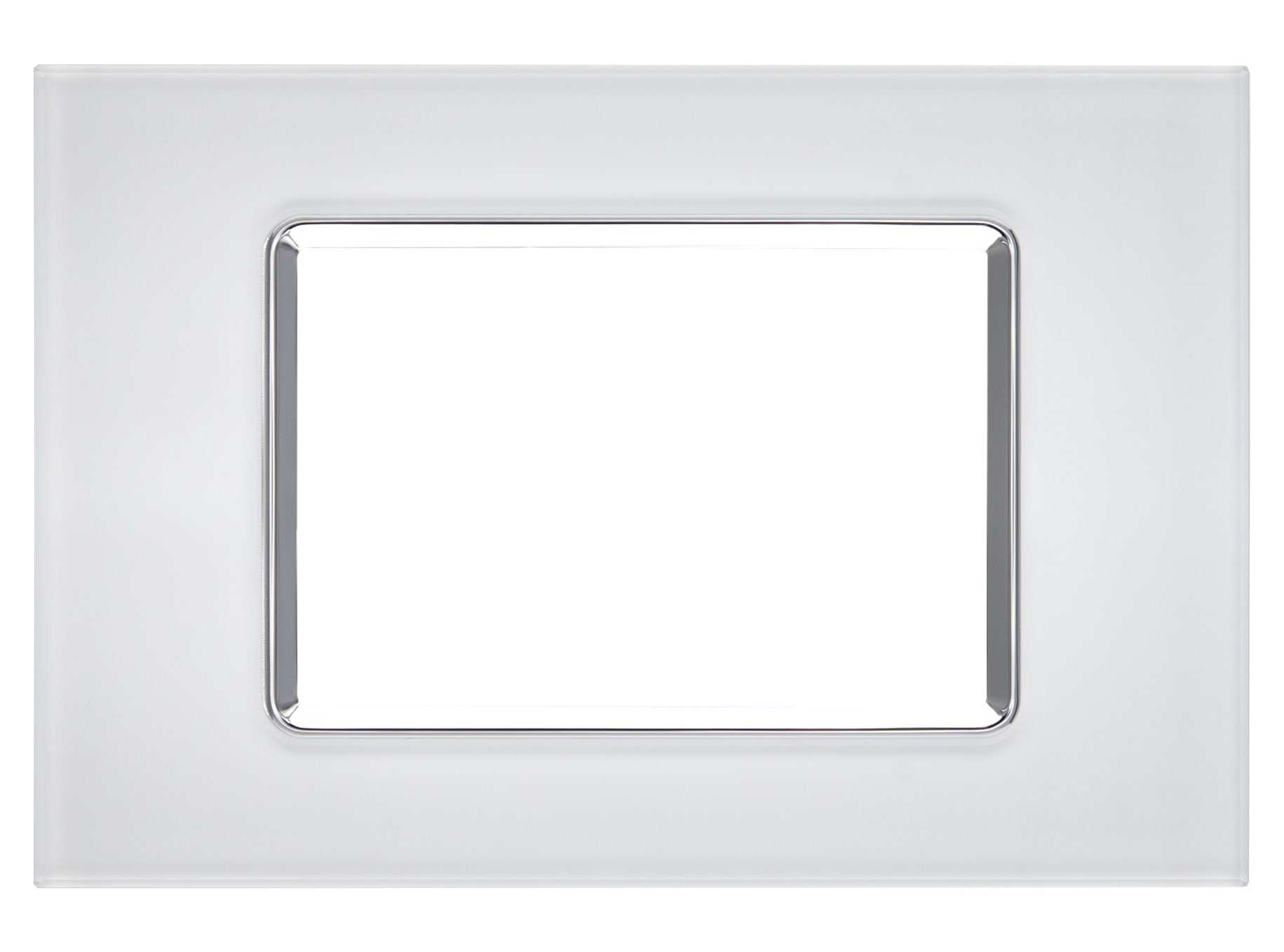 Immagine PLACCA VETRO GEM 6003BL-1 3P BIANCO