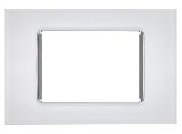 Immagine PLACCA VETRO GEM 6003BL-1 3P BIANCO