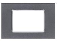 Immagine PLACCA VETRO GEM 6003BL-3 3P GRIGIO