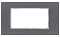 Immagine PLACCA VETRO GEM 6004BL-3 4P GRIGIO