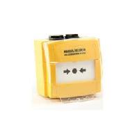 Immagine PULSANTE MANUALE CONV.RUTTOURA VETRO IP 67 GIALLO