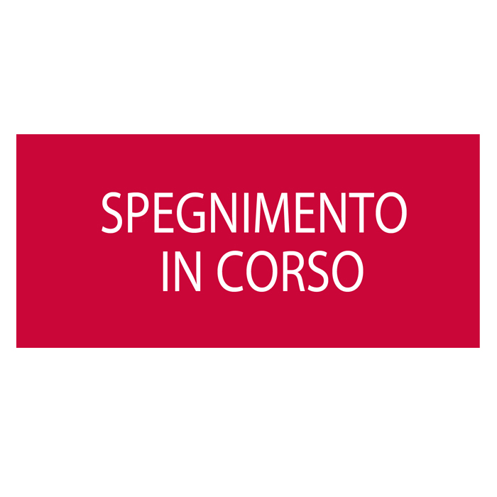 Immagine DICITURA SPEGNIMENTO SERIE 5000