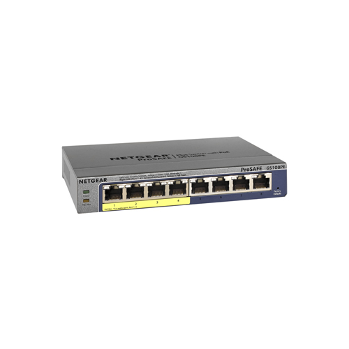 Immagine PROSAFE SWITCH GIGABIT PoE 10/100/1000Tx 8 PORTE