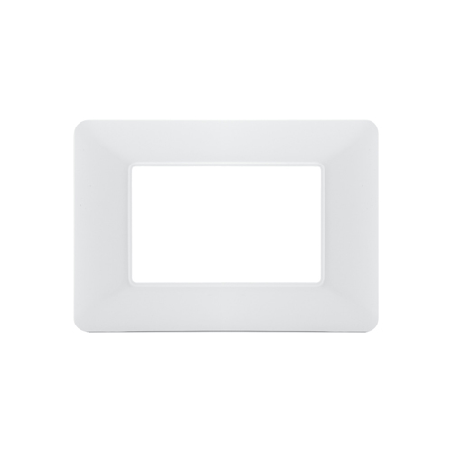 Immagine PLACCA 7803-1 3P BIANCO SIMIL-MTX METALLO