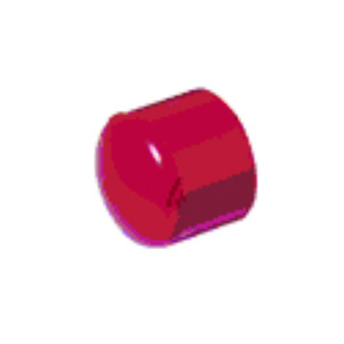 Immagine TAPPO FINE LINEA IN ABS DI COLORE ROSSO 25MM