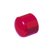 Immagine TAPPO FINE LINEA IN ABS DI COLORE ROSSO 25MM