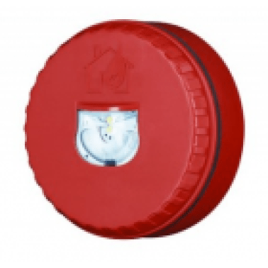 Solista lx lampeggiante da parete corpo rosso, lam