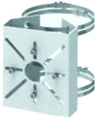 Staffa telecamera per pali Ø 60 ÷ 280 mm - accia