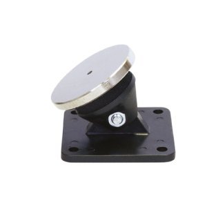 Controplacca con snodo 60 mm nera