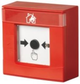 Pulsante d'allarme manuale wireless a doppia azion