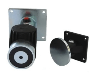 Fermo elettromagnetico con tubo distanziale e test