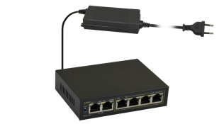Switch poe s64 a 6 porte per 4 telecamere ip