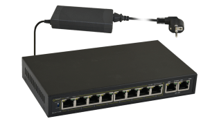 Switch poe s108 a 10 porte per 8 telecamere ip
