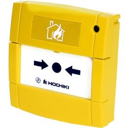 Pulsante incendio convenz. ip42 giallo