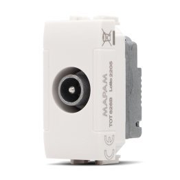 Presa tv derivata art 826b bianco